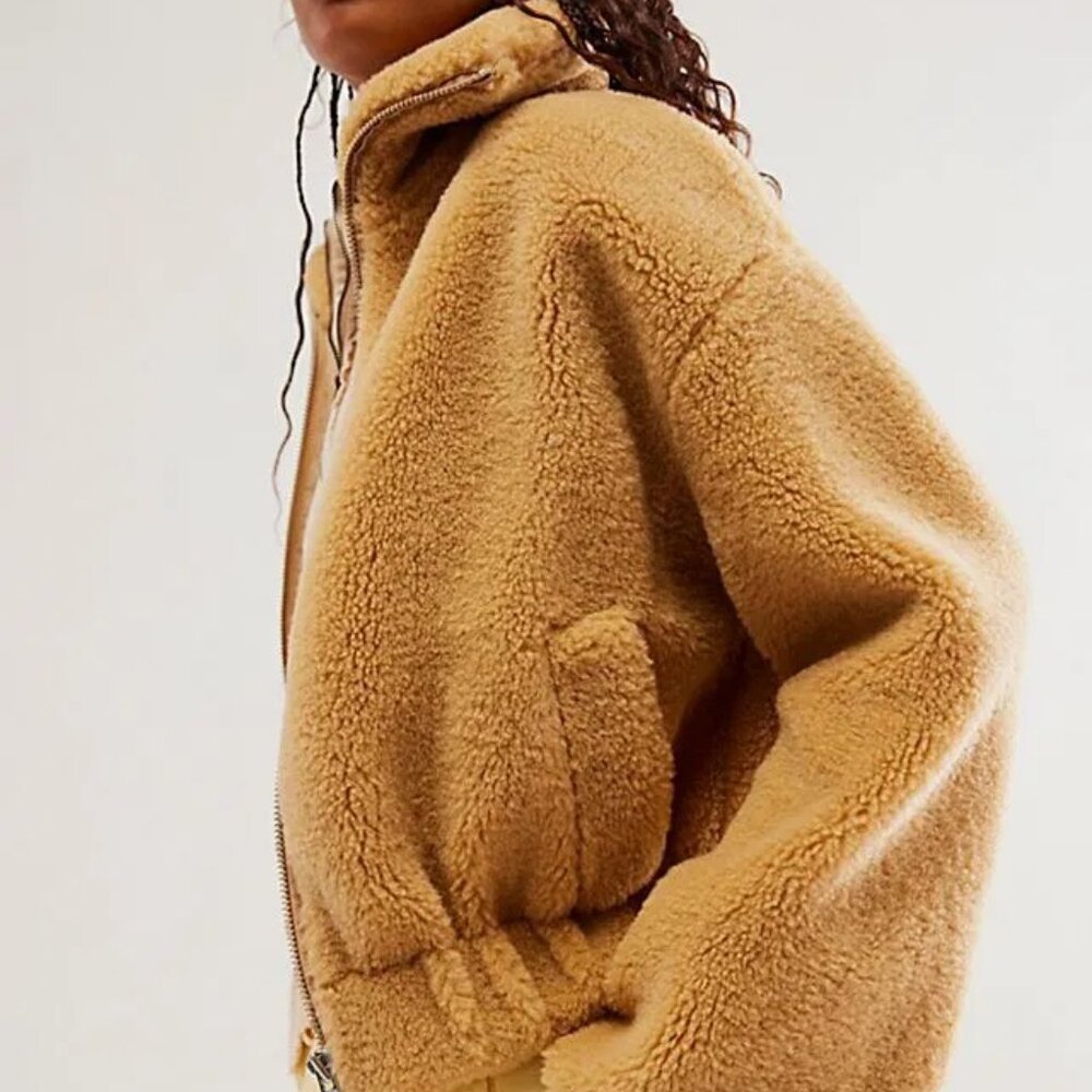 FREE PEOPLE Get Cozy Teddy Jacket - Picture 3 of 9